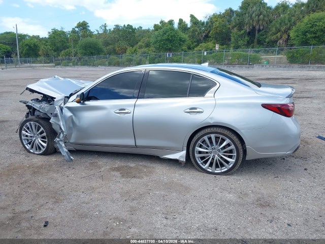 2018 Infiniti Q50 3.0t Sport მანქანა იყიდება აუქციონზე, vin: JN1EV7AR6JM435406, აუქციონის ნომერი: 44837700