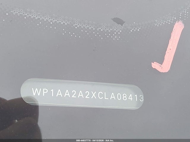 44837778 :رقم المزاد ، WP1AA2A2XCLA08413 vin ، 2012 Porsche Cayenne مزاد بيع