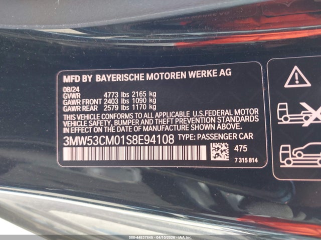 Продажа на аукционе авто 2025 Bmw M240 I Xdrive, vin: 3MW53CM01S8E94108, номер лота: 44837845
