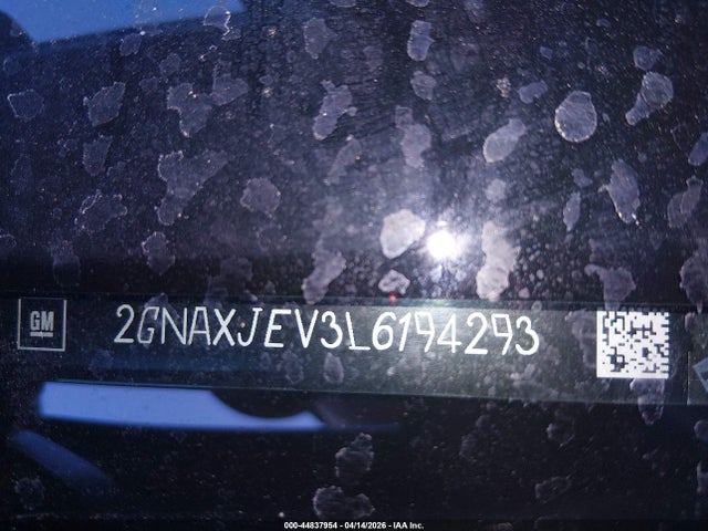 Продаж на аукціоні авто 2020 Chevrolet Equinox Fwd 2fl, vin: 2GNAXJEV3L6194293, номер лоту: 44837954