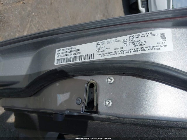 Продаж на аукціоні авто 2024 Ram 2500 Tradesman  4x4 6'4 Box, vin: 3C6UR5CJ8RG250840, номер лоту: 44838078