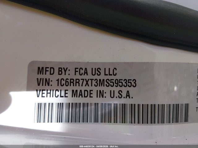 2021 RAM 1500 CLASSIC 1C6RR7XT3MS595353 Photo 8