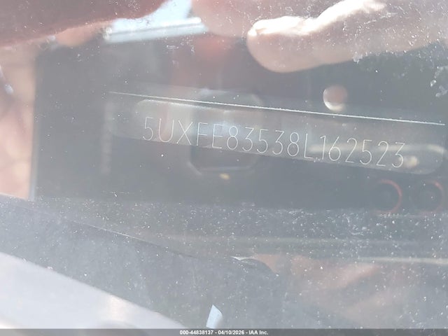 44838137 :رقم المزاد ، 5UXFE83538L162523 vin ، 2008 Bmw X5 4.8i مزاد بيع