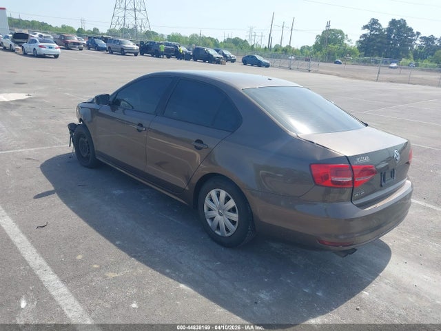 2015 Volkswagen Jetta 2.0l S მანქანა იყიდება აუქციონზე, vin: 3VW2K7AJ9FM412729, აუქციონის ნომერი: 44838169