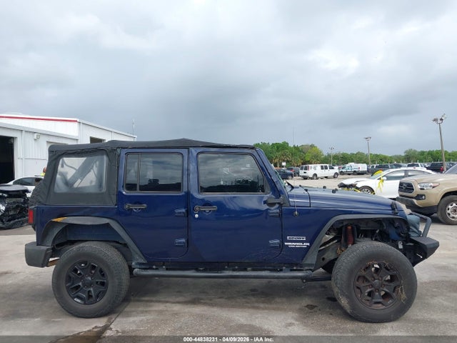 2013 Jeep Wrangler Unlimited Sport მანქანა იყიდება აუქციონზე, vin: 1C4BJWDG6DL522362, აუქციონის ნომერი: 44838231