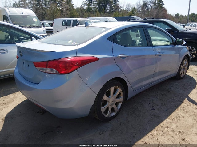 2012 Hyundai Elantra Limited (ulsan Plant) მანქანა იყიდება აუქციონზე, vin: KMHDH4AE8CU381469, აუქციონის ნომერი: 44838379