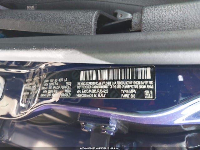44838432 :رقم المزاد ، ZACCJABB5JPJ64223 vin ، 2018 Jeep Renegade Latitude Fwd مزاد بيع