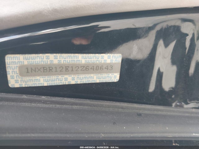 2002 TOYOTA COROLLA 1NXBR12E12Z640643 Photo 8
