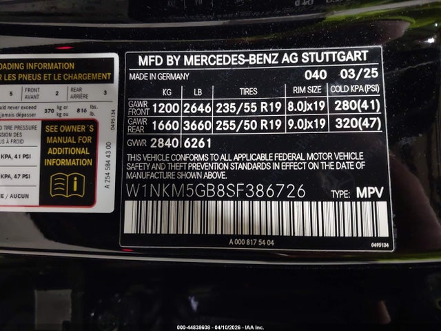 W1NKM5GB8SF386726 Mercedes-Benz Glc 350e 4matic