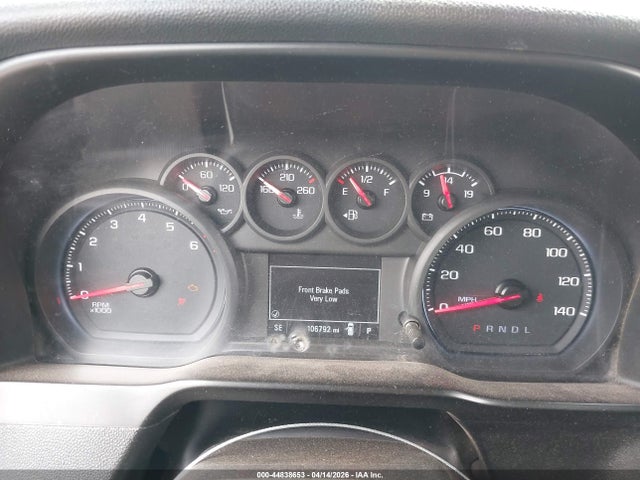 44838653 :رقم المزاد ، 3GCPWBEF1LG343129 vin ، 2020 Chevrolet Silverado 1500 2wd  Short Bed Custom مزاد بيع
