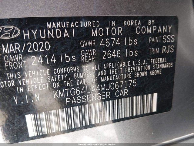 Genesis G70 2.0t Rwd 2021 KMTG64LA4MU067175 Image 9