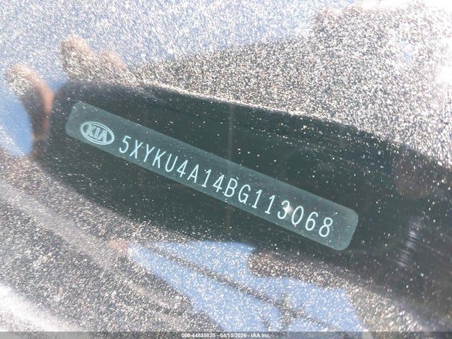44838825 :رقم المزاد ، 5XYKU4A14BG113068 vin ، 2011 Kia Sorento Ex مزاد بيع