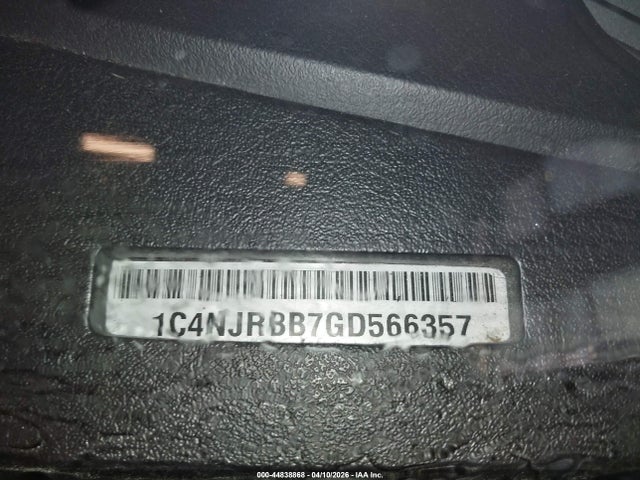 Aukcja sprzedaży 2016 Jeep Patriot Sport, vin: 1C4NJRBB7GD566357, numer aukcji: 44838868