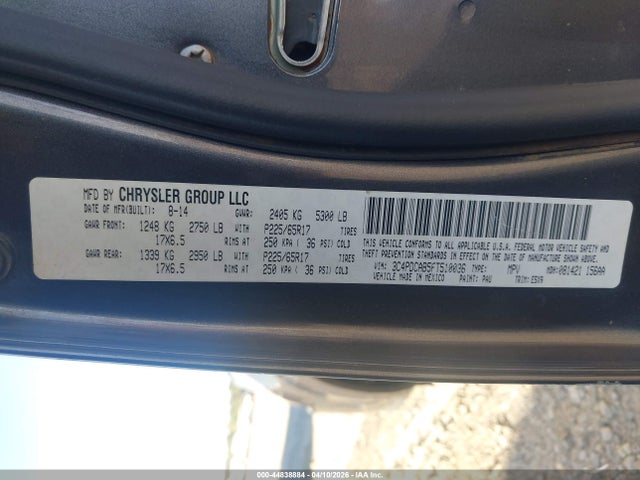 Продажа на аукционе авто 2015 Dodge Journey American Value Pkg, vin: 3C4PDCAB5FT510036, номер лота: 44838884