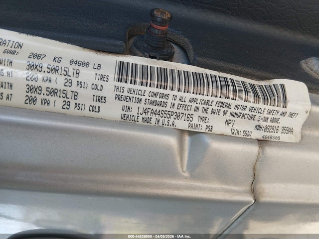2005 JEEP WRANGLER 1J4FA44S55P307165 Photo 8
