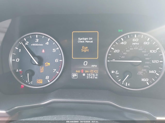 44838980 :رقم المزاد ، 4S4BTGPDXS3243734 vin ، 2025 Subaru Outback Touring Xt مزاد بيع