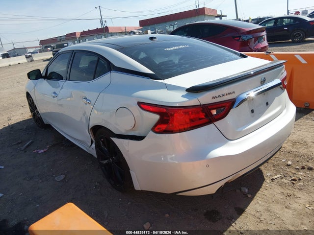 44839172 :رقم المزاد ، 1N4AA6AP2HC363383 vin ، 2017 Nissan Maxima 3.5 Platinum مزاد بيع