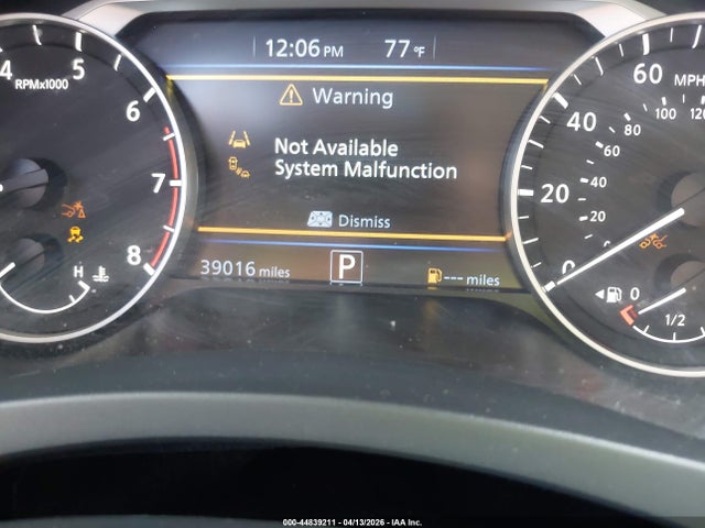 44839211 :رقم المزاد ، 1N4BL4DW0NN396095 vin ، 2022 Nissan Altima Sv Intelligent Awd مزاد بيع