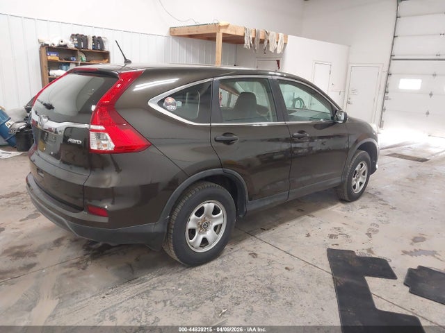 2015 Honda Cr-v Lx მანქანა იყიდება აუქციონზე, vin: 5J6RM4H3XFL006956, აუქციონის ნომერი: 44839215