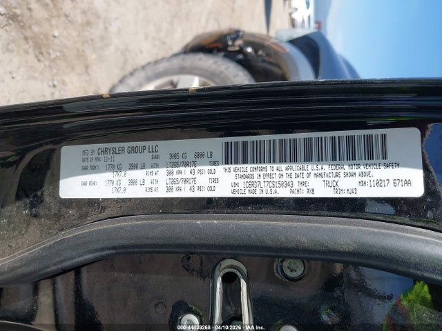 Продажа на аукционе авто 2012 Ram 1500 Slt, vin: 1C6RD7LT7CS150343, номер лота: 44839268