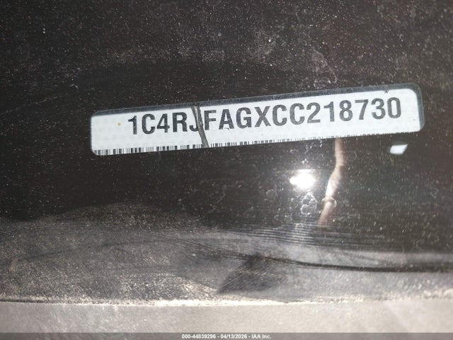 Aukcja sprzedaży 2012 Jeep Grand Cherokee Laredo, vin: 1C4RJFAGXCC218730, numer aukcji: 44839296