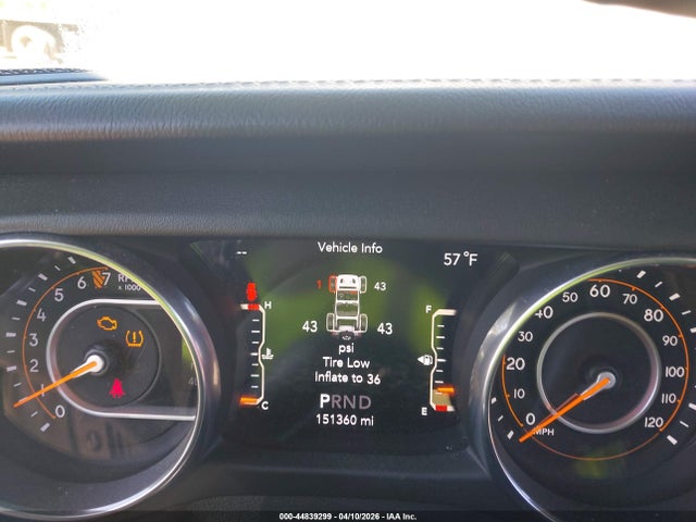 Aukcja sprzedaży 2018 Jeep Wrangler Unlimited Sahara 4x4, vin: 1C4HJXEG0JW297526, numer aukcji: 44839299