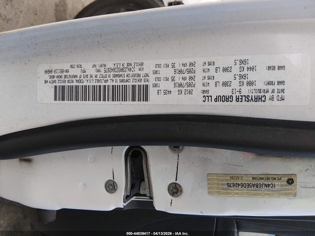 2014 Jeep Compass Sport მანქანა იყიდება აუქციონზე, vin: 1C4NJCBA5ED642675, აუქციონის ნომერი: 44839417