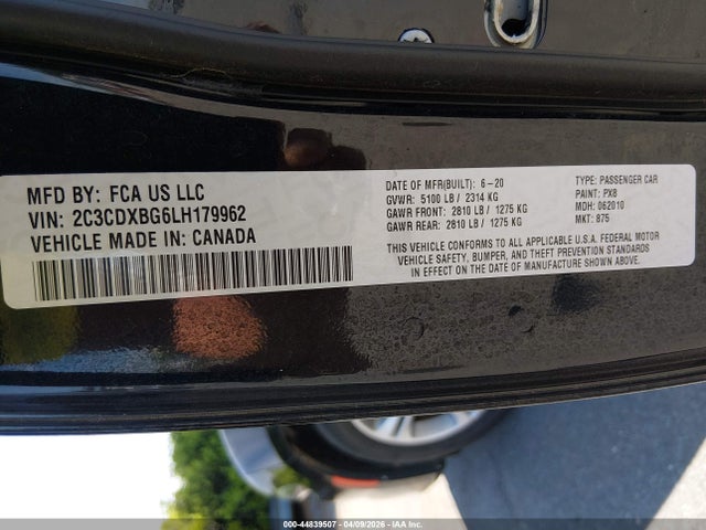 2020 DODGE CHARGER 2C3CDXBG6LH179962 Photo 8