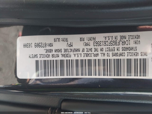 44839559 :رقم المزاد ، 1C4RJFBG5FC613563 vin ، 2015 Jeep Grand Cherokee Limited مزاد بيع