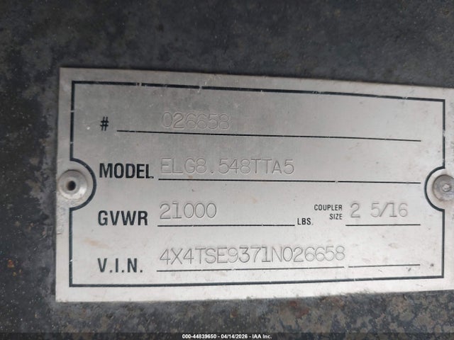 Продаж на аукціоні авто 2001 Forest Riv Eliminator, vin: 4X4TSE9371N026658, номер лоту: 44839650
