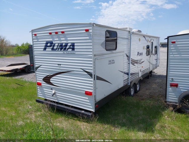 2011 Forest River Puma მანქანა იყიდება აუქციონზე, vin: 4X4TPUF24BP031989, აუქციონის ნომერი: 44839700