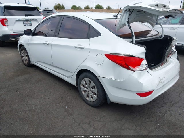 44839738 :رقم المزاد ، KMHCT4AE3GU092287 vin ، 2016 Hyundai Accent Se مزاد بيع