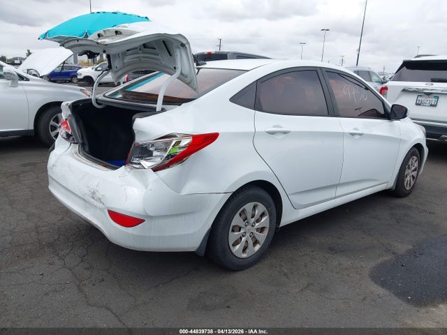 44839738 :رقم المزاد ، KMHCT4AE3GU092287 vin ، 2016 Hyundai Accent Se مزاد بيع