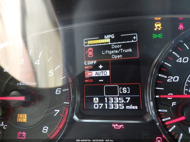 Продажа на аукционе авто 2018 Subaru Wrx Sti Limited, vin: JF1VA2T60J9819351, номер лота: 44839754