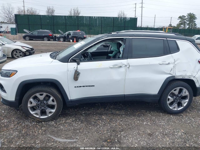 Продаж на аукціоні авто 2022 Jeep Compass Limited 4x4, vin: 3C4NJDCB7NT115745, номер лоту: 44839836