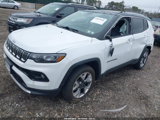 Продаж на аукціоні авто 2022 Jeep Compass Limited 4x4, vin: 3C4NJDCB7NT115745, номер лоту: 44839836