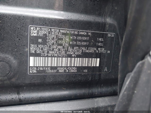 Toyota Rav4 Xle 2021 2T3P1RFV1MC142721 Image 9