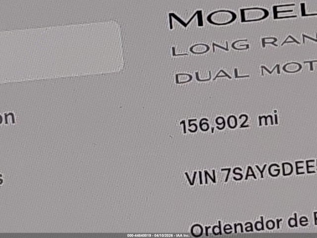 Продажа на аукционе авто 2023 Tesla Model Y Awd/long Range Dual Motor All-wheel Drive, vin: 7SAYGDEE5PF763477, номер лота: 44840019