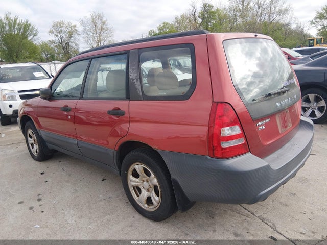 44840049 :رقم المزاد ، JF1SG63665G722018 vin ، 2005 Subaru Forester 2.5x مزاد بيع