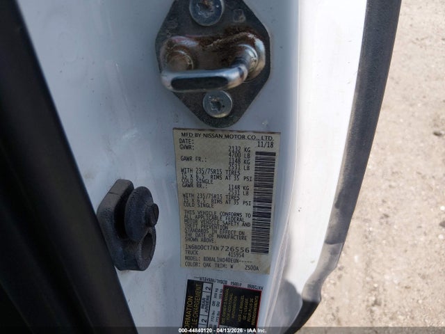Nissan FRONTIER S 2019 1N6BD0CT7KN726556 Image 9