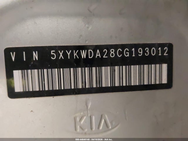 Продаж на аукціоні авто 2012 Kia Sorento Sx V6, vin: 5XYKWDA28CG193012, номер лоту: 44840148
