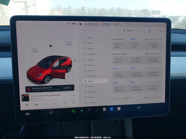 Aukcja sprzedaży 2021 Tesla Model Y Long Range Dual Motor All-wheel Drive, vin: 5YJYGDEE8MF304887, numer aukcji: 44840183