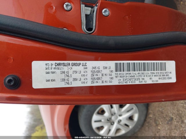 2014 DODGE JOURNEY 3C4PDCAB7ET201876 Photo 8