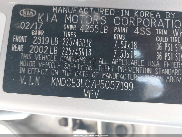 2017 KIA NIRO KNDCE3LC7H5057199 Photo 8