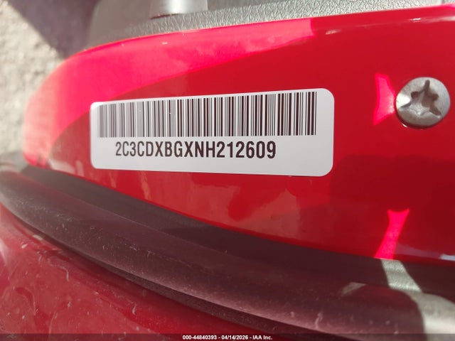 Продаж на аукціоні авто 2022 Dodge Charger Sxt Rwd, vin: 2C3CDXBGXNH212609, номер лоту: 44840393