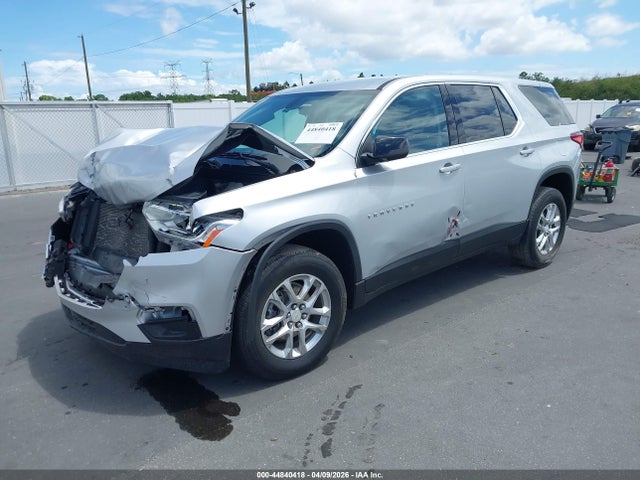 2021 Chevrolet Traverse Fwd Ls მანქანა იყიდება აუქციონზე, vin: 1GNERFKWXMJ135395, აუქციონის ნომერი: 44840418