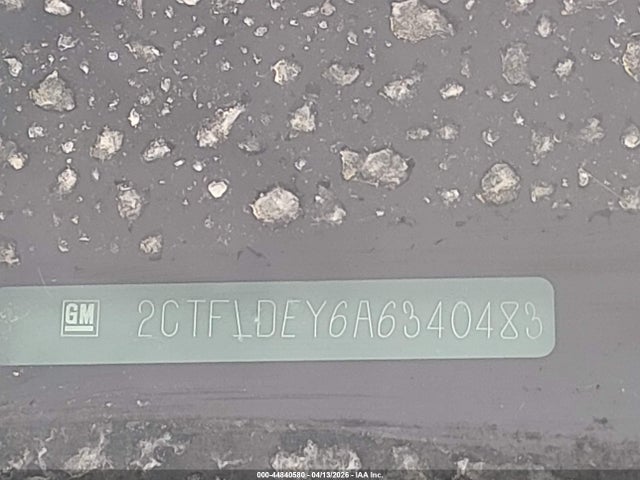 Aukcja sprzedaży 2010 Gmc Terrain Sle-2, vin: 2CTFLDEY6A6340483, numer aukcji: 44840580