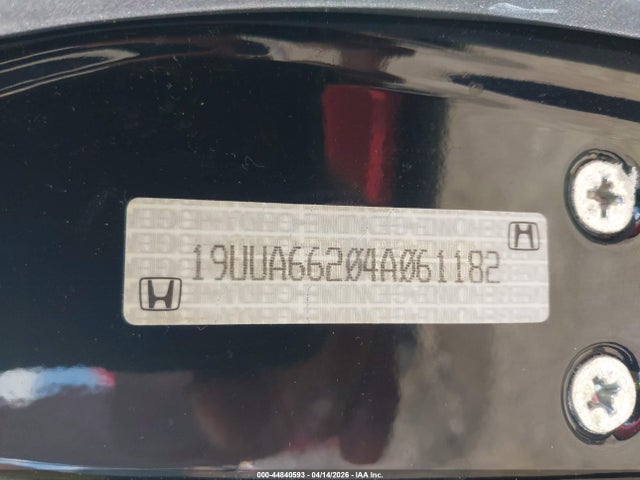 Aukcja sprzedaży 2004 Acura Tl, vin: 19UUA66204A061182, numer aukcji: 44840593