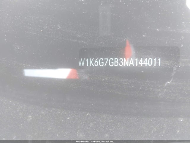 W1K6G7GB3NA144011 Mercedes-Benz S 580 4matic