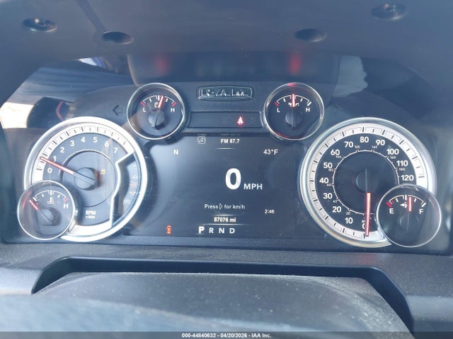 2018 Ram 1500 Big Horn  4x4 5'7 Box მანქანა იყიდება აუქციონზე, vin: 3C6RR7LT3JG123565, აუქციონის ნომერი: 44840632